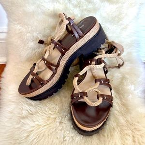 NWOB Michael Korean Collection Gladiator Sandals: Sz. 8